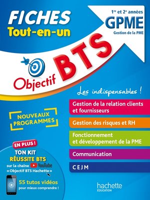 cover image of Objectif BTS GPME-- Fiches Tout-en-un